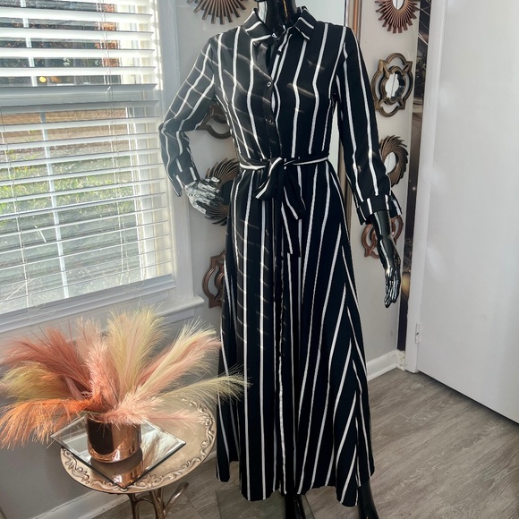 Pin stripe Maxi dress Xs - Picture 1 of 1